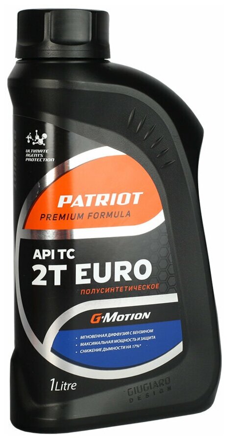 Масло полусинтетическое PATRIOT G-Motion 2Т EURO 1л PATRIOT 850030200 - фотография № 4