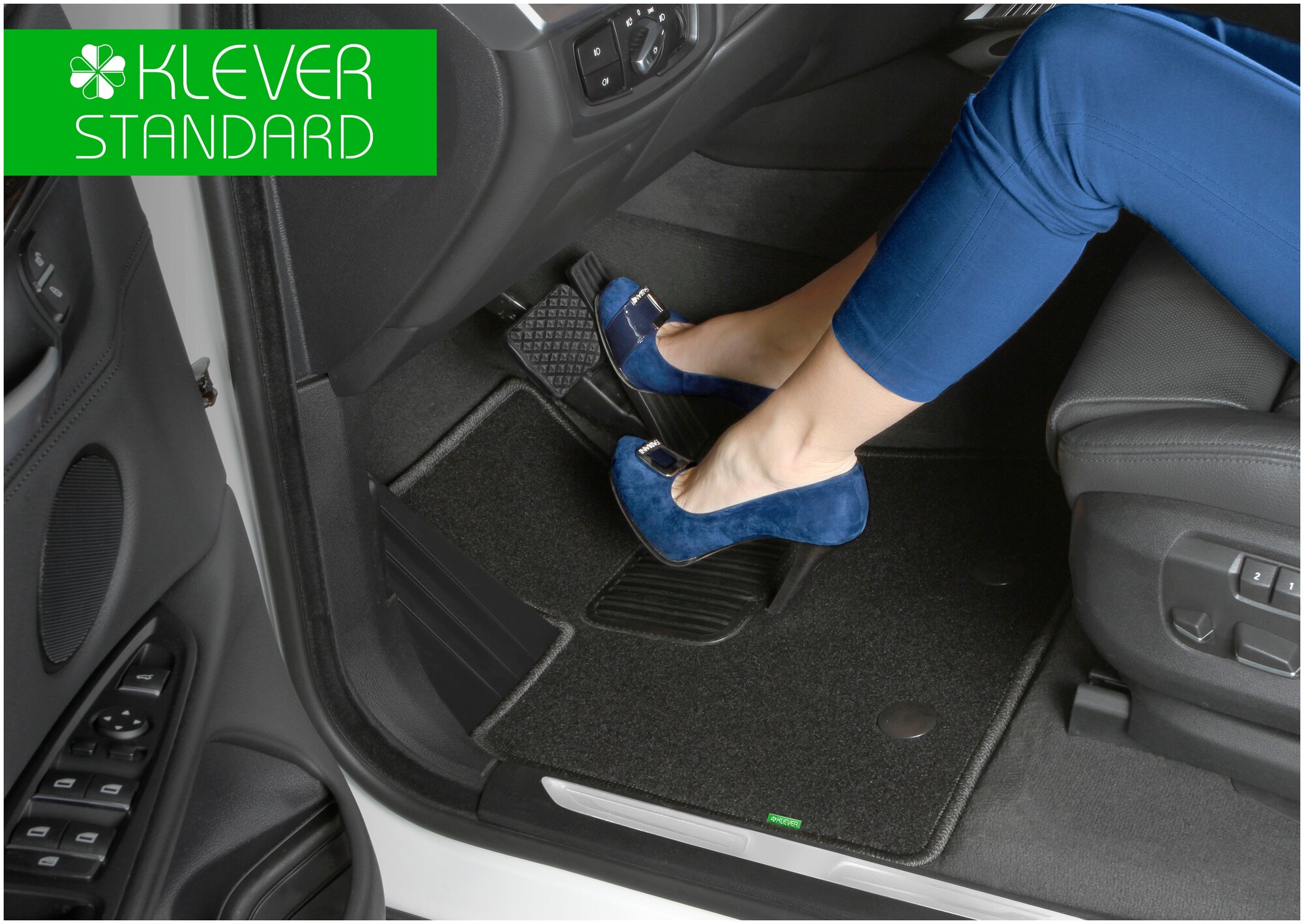 Коврики в салон Klever Standard Hyundai Solaris Хечбек, седан 2011-2016, 4 шт текстиль, KVR02204501210kh - фото №2