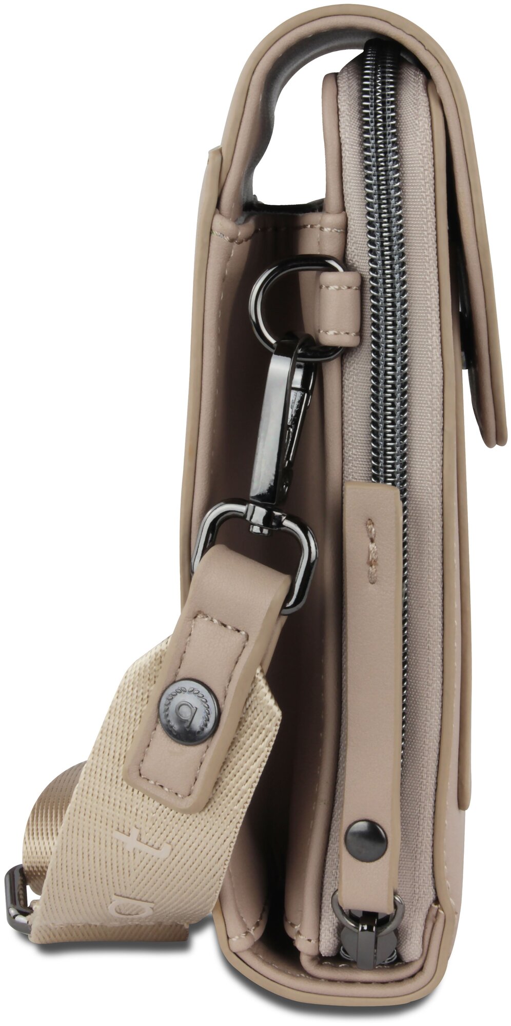 Сумка кросс-боди Bugatti, фактура гладкая, песочный — фото 1