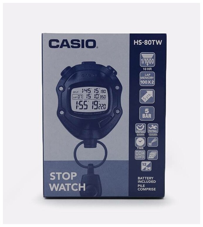 Casio Stop Watch HS-80TW-1E