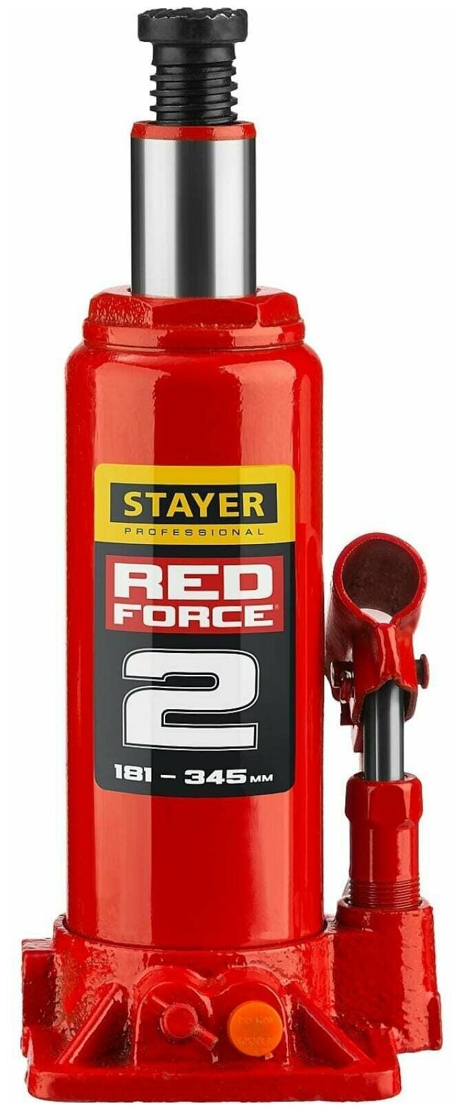 Домкрат бутылочный гидравлический STAYER Red Force 43160-4-K_z01 (4 т)