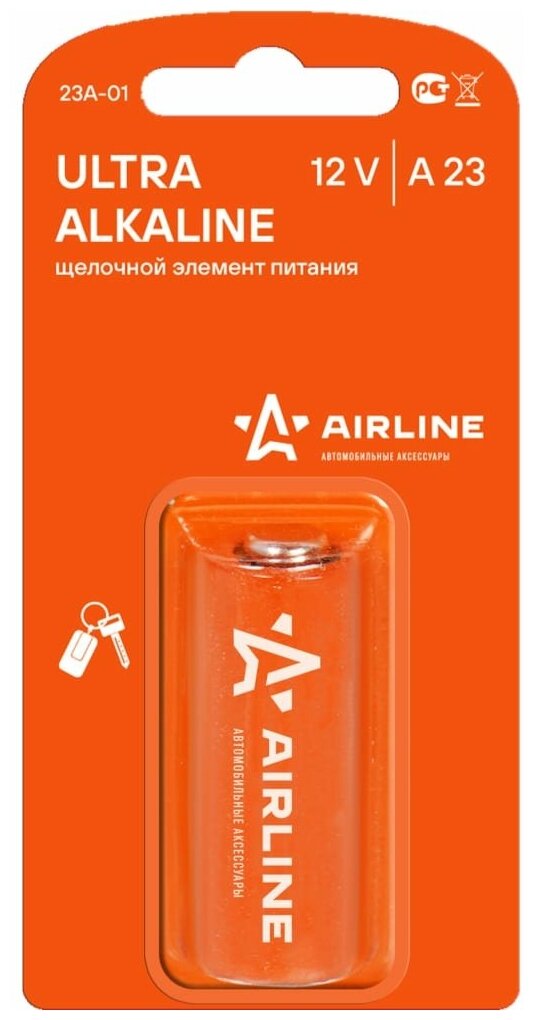 Батарейка Lr23a Airline Для Брелоков Сигнализации AIRLINE арт. 23A01