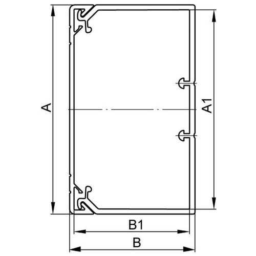 Кабель-канал 100х80 L2000 пластик TA-GN DKC 01790 (2 м.)