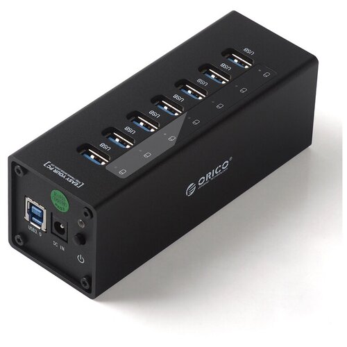 USB-концентратор ORICO A3H7-BK 7xUSB-A 30 черный ORICO-A3H7-BK 549000₽