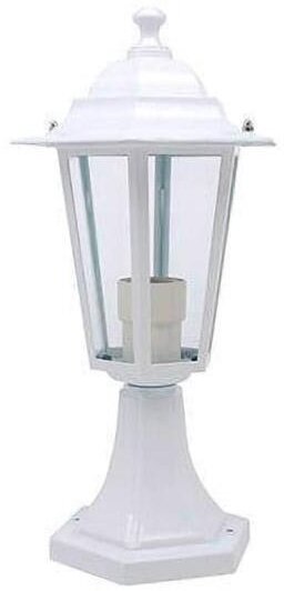 HOROZ ELECTRIC Уличный светильник HL271BL, E27, 60 Вт, цвет арматуры: белый, цвет плафона бесцветный
