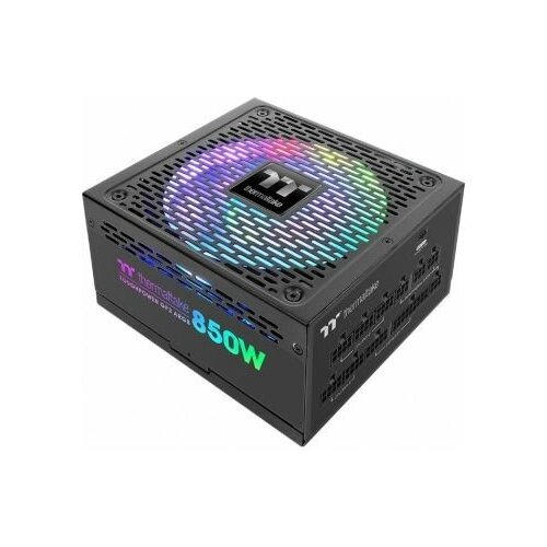 Блок питания Thermaltake для ПК ATX 850W Toughpower GF2 ARGB 80 gold 242x44 pin APFC 140mm fan color LED 9xSATA Cab Manag RTL 1902300₽