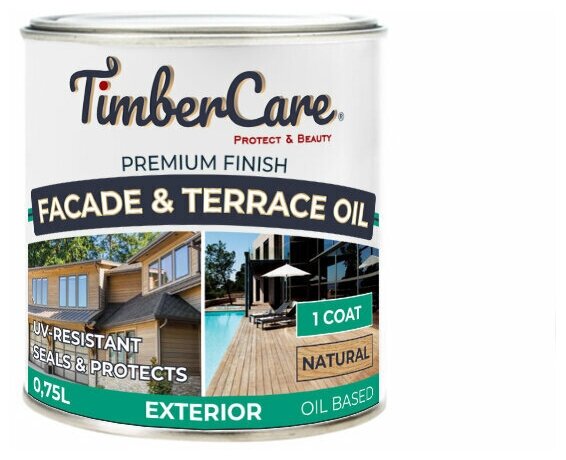 Масло для террас и фасадов TimberCare Facade Terrace Oil