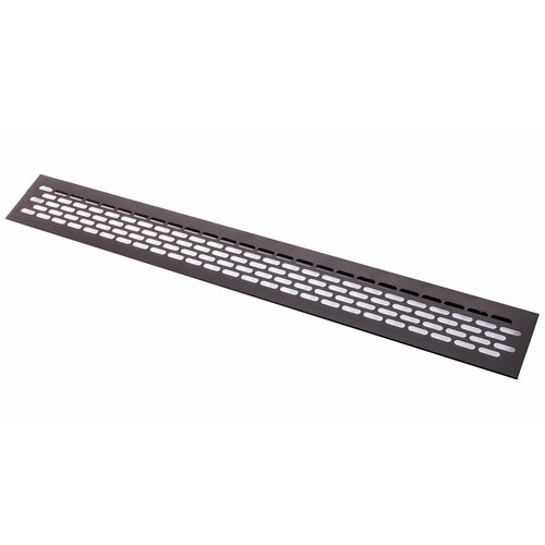 Решетка вентиляционная для мебели и подоконников, 480*80, черная