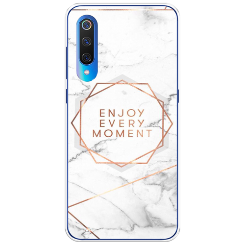 Силиконовый чехол на Xiaomi Mi 9 / Сяоми Ми 9 Enjoy every moment мрамор силиконовый чехол на xiaomi mi a1 сяоми м1 а1 enjoy every moment мрамор