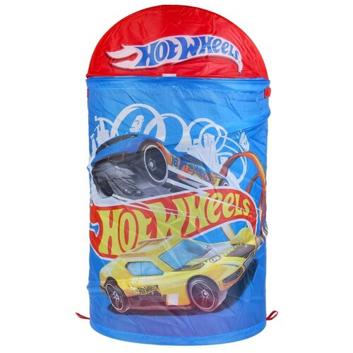 Корзина Играем вместе Hot Wheels 43х60 см (XDP-17920-R), 43х43х60 см, красный контейнер играем вместе сказочный патруль 43х60 см xdp 17922 r 43х43х60 см фиолетовый