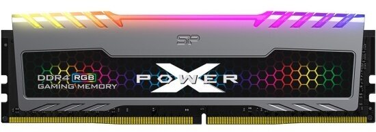 Оперативная память Silicon Power DDR4 16Gb (2x8Gb) 3600MHz pc-28800 Xpower Turbine RGB (SP016GXLZU360BDB)