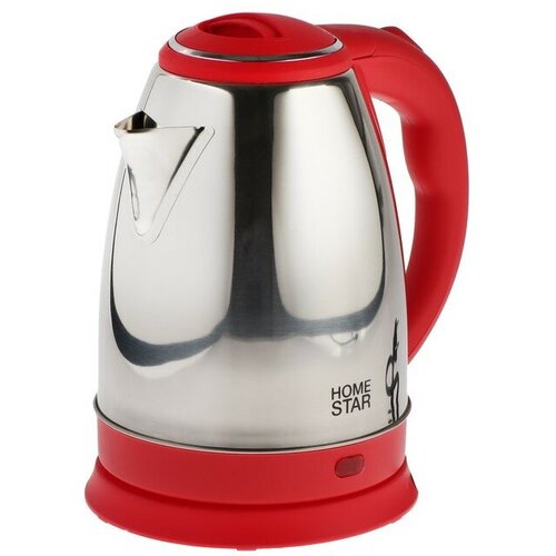 Чайник электрический Homestar HS-1028 металл 18 л 1500 Вт серебристо-красный 1030200₽