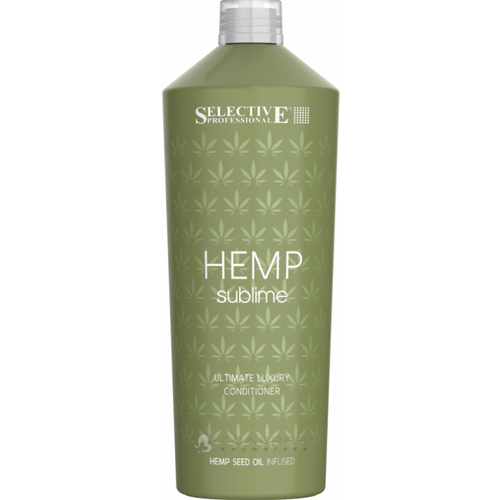 selective professional шампунь увлажняющий hemp sublime для сухих и поврежденных волос с маслом семян конопли 1000 мл SELECTIVE Hemp Sublime Кондиционер увлажняющий для сухих и поврежденных волос, 1000 мл