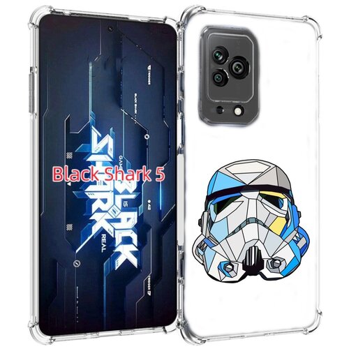 Чехол MyPads star wars дарт вейдер для Xiaomi Black Shark 5 задняя-панель-накладка-бампер