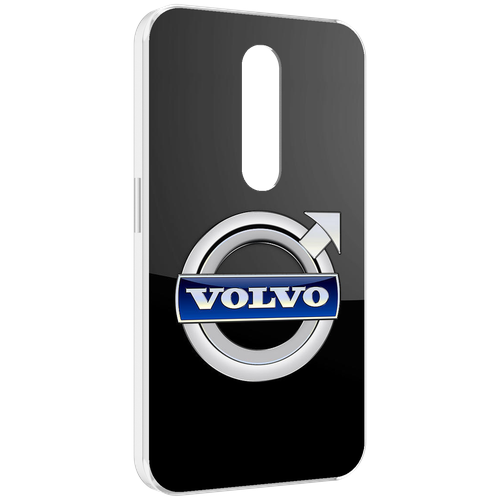 Чехол MyPads volco вольво 2 мужской для Motorola Moto X Force (XT1585 / XT1581) задняя-панель-накладка-бампер