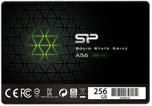 Твердотельный накопитель SSD 2.5 256 Gb Silicon Power SP256GBSS3A56B25 Read 560Mb/s Write 530Mb/s 3D NAND TLC