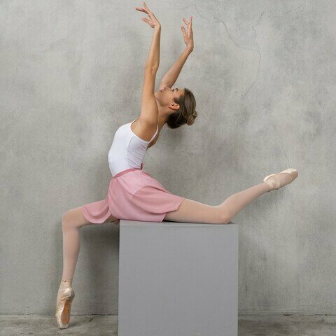 Юбка для танцев и гимнастики Baletmarket, размер L, розовый