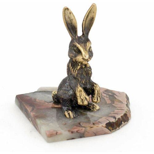 Бронзовая статуэтка Кролик