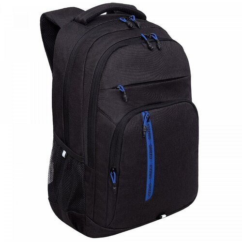 Школьный рюкзак GRIZZLY RU-336-1 черный-синий, 32х47х17