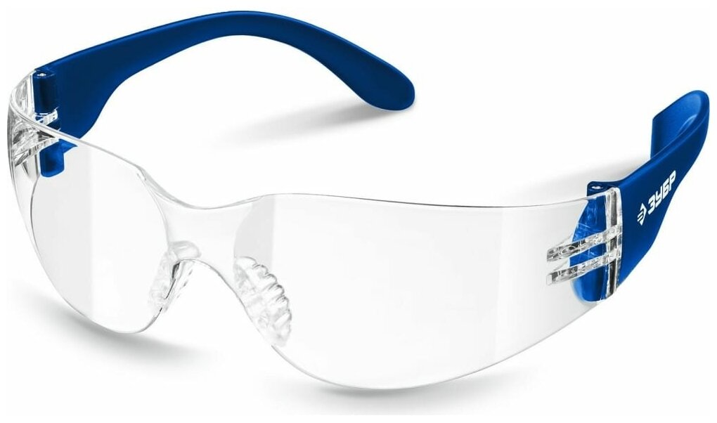 Облегченные защитные очки ЗУБР прозрачные