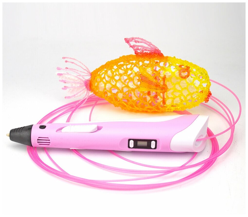 3D ручка " 3DPEN-3" с трафаретами и пластиком 3Д ручка с LED-дисплеем и аксессуарами