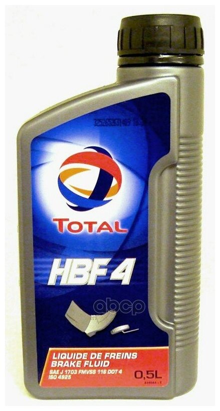 Тормозная жидкость TOTAL DOT 4 HBF 4 (181942)