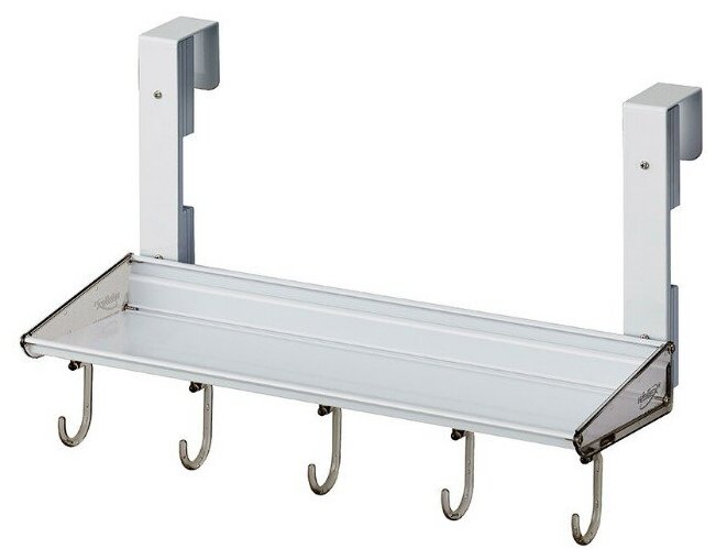 фото Полка для перегородок с крючками (овал.) WELLEX PS 30см