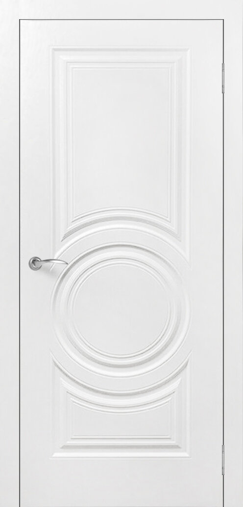 Дверь Верда Роял 4 эмаль Белый 2000*600 + коробка и наличники