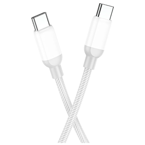 Кабель USB type C - type C / 2 метра / 5A / 100W / тканевая оплетка / Черный