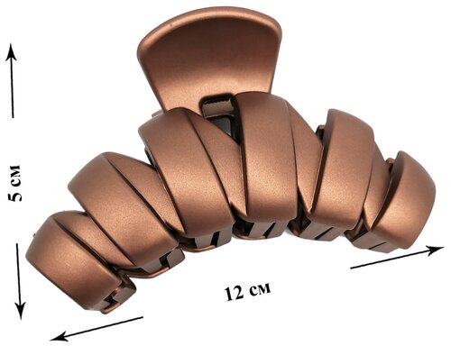 Заколка-краб аксессуар для волос зажим 12 см.