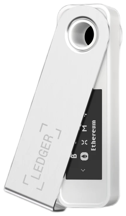 Аппаратный криптокошелёк Ledger Nano S Plus + Mystic White холодный кошелёк для криптовалюты