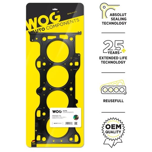 Прокладка ГБЦ WOG WGP31003 (FORD Mondeo 1.8 16v 2000->; MAZDA 6 1.8 L8 2002->)