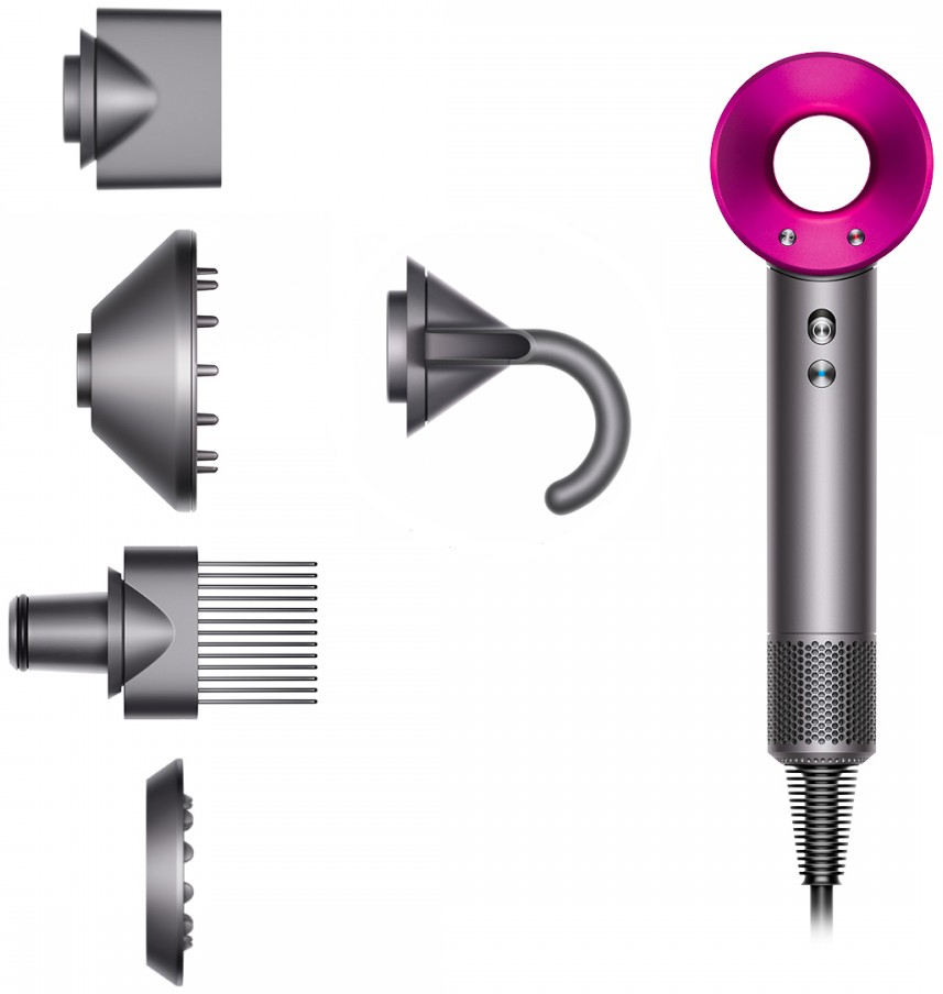 Фен Dyson Supersonic HD07 EU, Fuchsia/Nickel - фотография № 15