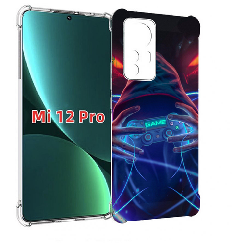 Чехол MyPads игра джойстик неоновый фон для Xiaomi 12S Pro задняя-панель-накладка-бампер чехол mypads игра джойстик неоновый фон для ulefone note 13p задняя панель накладка бампер