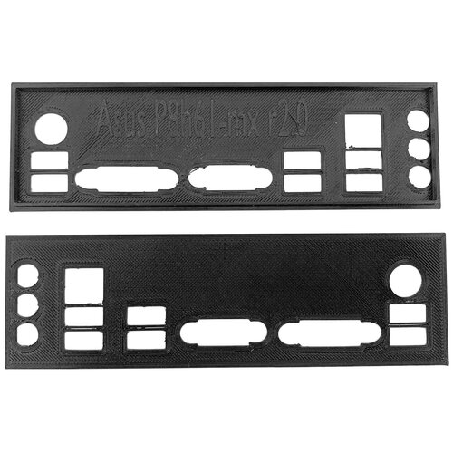 Пылезащитная заглушка, задняя панель для материнской платы Asus P8h61-mx r2.0, черный