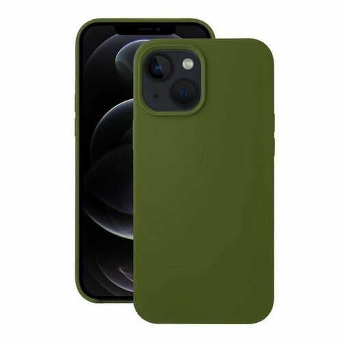 Силиконовая накладка без логотипа (Silicone Case) для Apple iPhone 13 Pro (6.1) хаки силиконовая накладка без логотипа silicone case для apple iphone 13 mini 5 4 белый