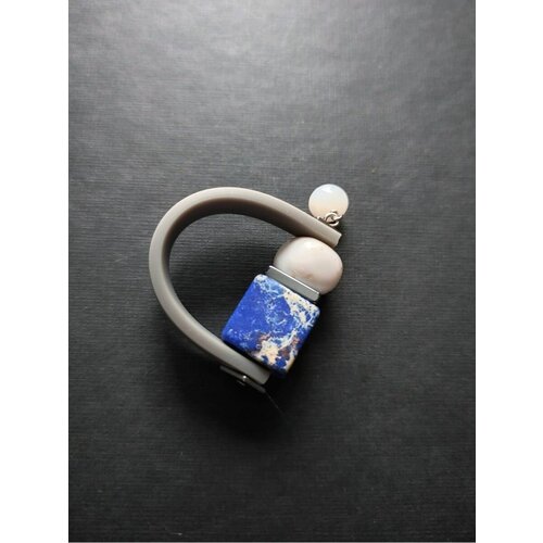 Кольцо женское бижутери варисцит и кахолонг 17-18 р