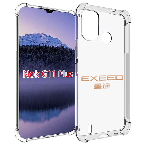 Чехол MyPads exeed эксид 2 для Nokia G11 Plus задняя-панель-накладка-бампер