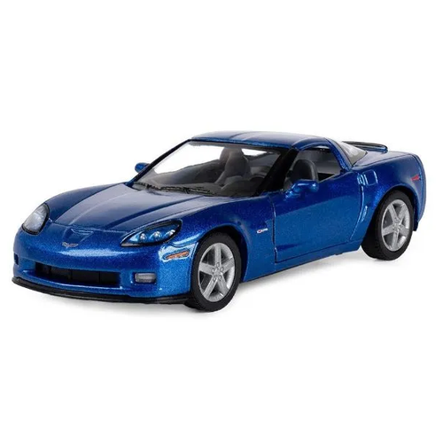 Машина металлическая Kinsmart Chevrolet Corvette Z06, синяя welly chevrolet corvette z06 43752w 1 38 14 см синий