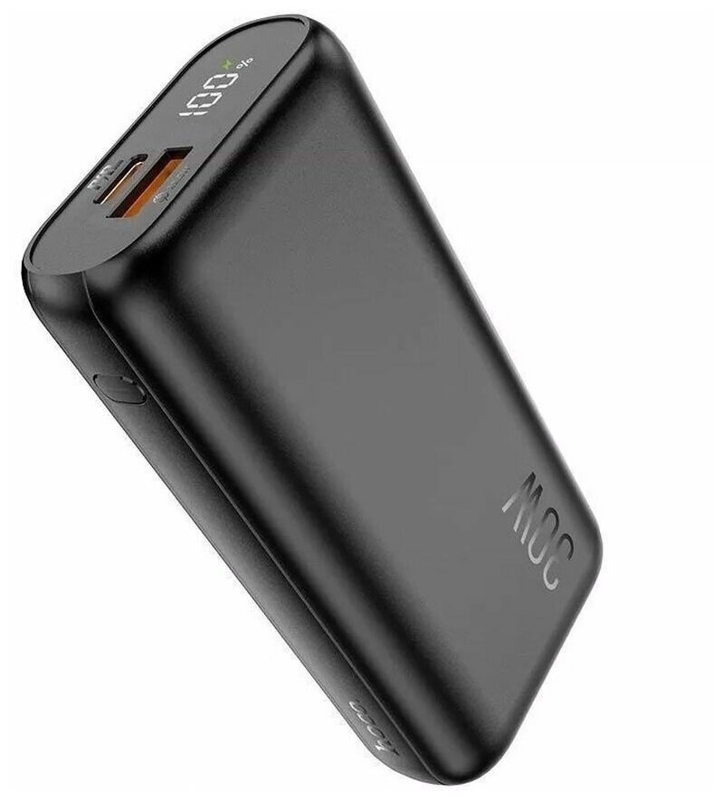 Внешний АКБ HOCO Q5 10000mAh 2USB 3.0A PD 30W+QC3.0 (Black) - фотография № 7