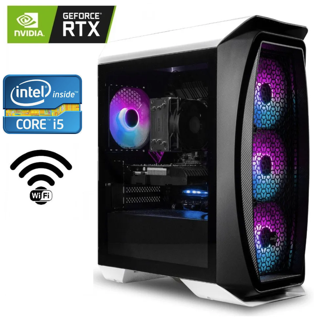    GAMER PRO Intel Core i5 12400F / 32GB / 1000GB HDD / 512GB SSD / RTX 3060 12GB / 700W / WIN 10 PRO 64