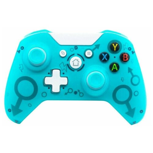 геймпад беспроводной microsoft xbox wireless controller синий Геймпад OEM беспроводной Controller Wireless N1 2.4G для Xbox One / Series X / S/ Sony Playstation 3 PS3 / PC бирюзовый