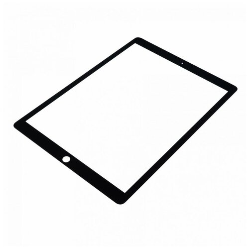 Стекло модуля для Apple iPad Pro 12.9 (2015) черный, AA