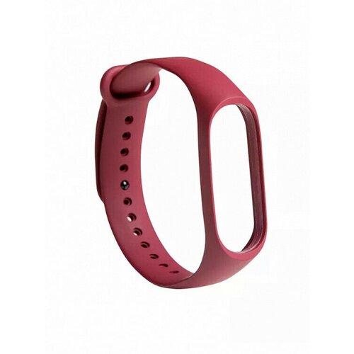 Силиконовый ремешок для Xiaomi Mi Band 3 / 4, Wine red