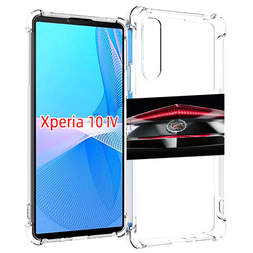 Чехол MyPads cadillac 3 мужской для Sony Xperia 10 IV (10-4) задняя-панель-накладка-бампер