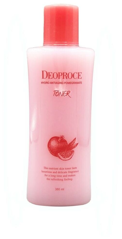 DEOPROCE HYDRO ANTIAGING POMERGRANATE TONER Увлажняющий антивозрастной тонер для лица с экстрактом граната