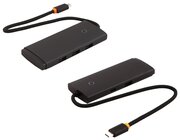 Хаб USB Baseus Lite Series 4-Port Type-C - 4xUSB 25cm Black WKQX030301