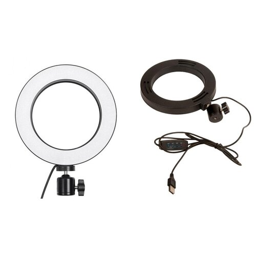 Кольцевая лампа Ring Fill Light с пультом на проводе диаметр 16 см в коробке 45000₽