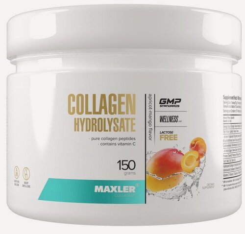 Изображение товара Гидролизованный коллаген Maxler 100% Collagen Hydrolysate (150 гр.) (абрикос-манго)