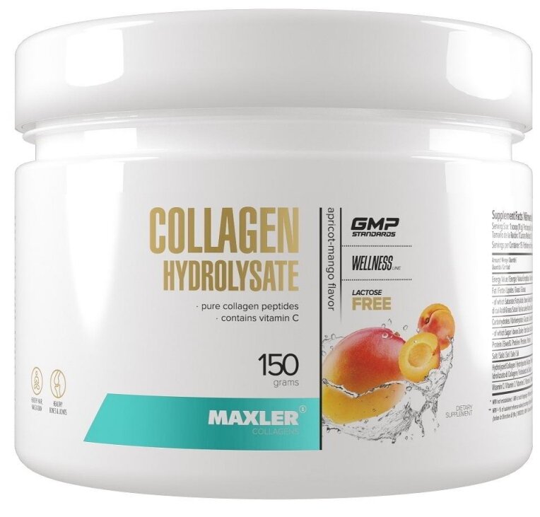 Maxler Collagen Hydrolysate пор., 150 г, абрикос и манго